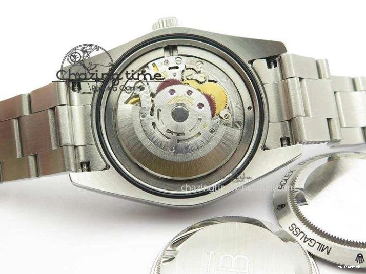 116400 On Bracelet 1:1 Green SS Black Sapphire SA3131 GV Milgauss JF Dial 0707